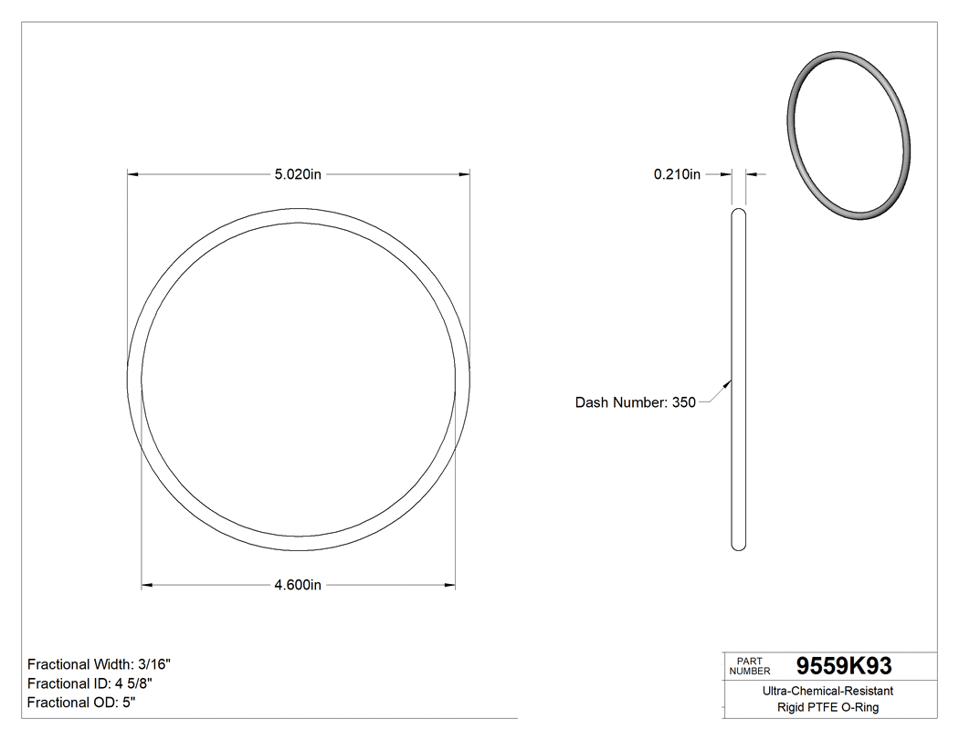 Technical drawing - 9559K93